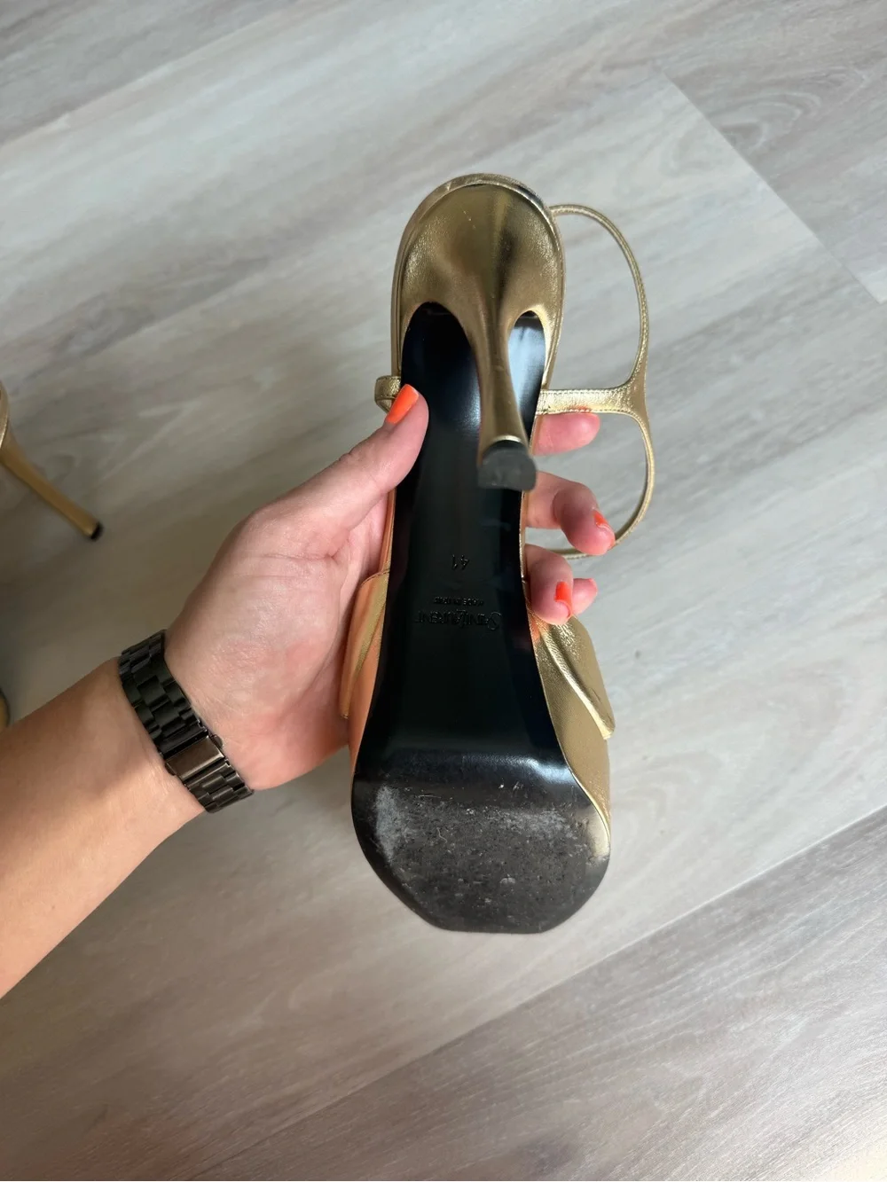 Saint Laurent Debbie Platform Sandal